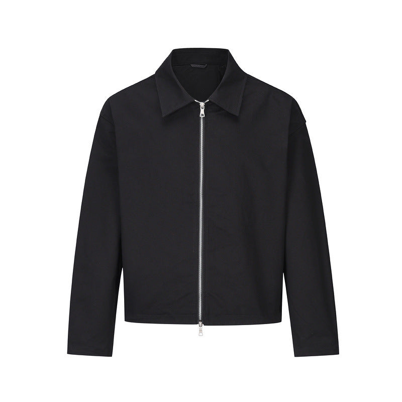Roma Cropped Zipper Jacket