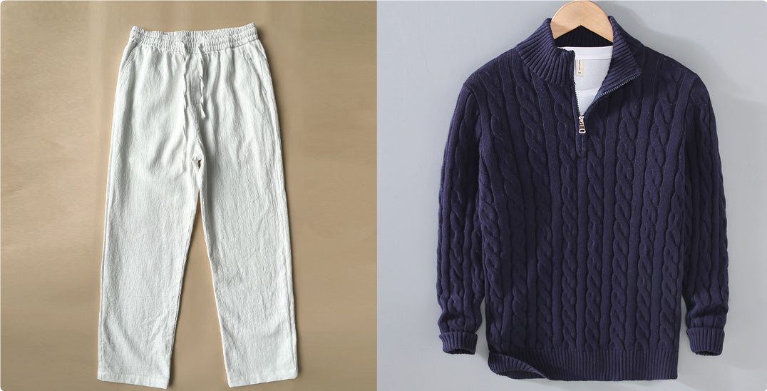 Cable Knit Quarter - Zip