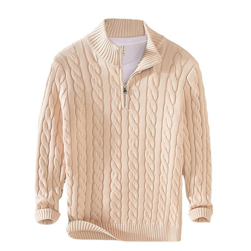 Cable Knit Quarter - Zip