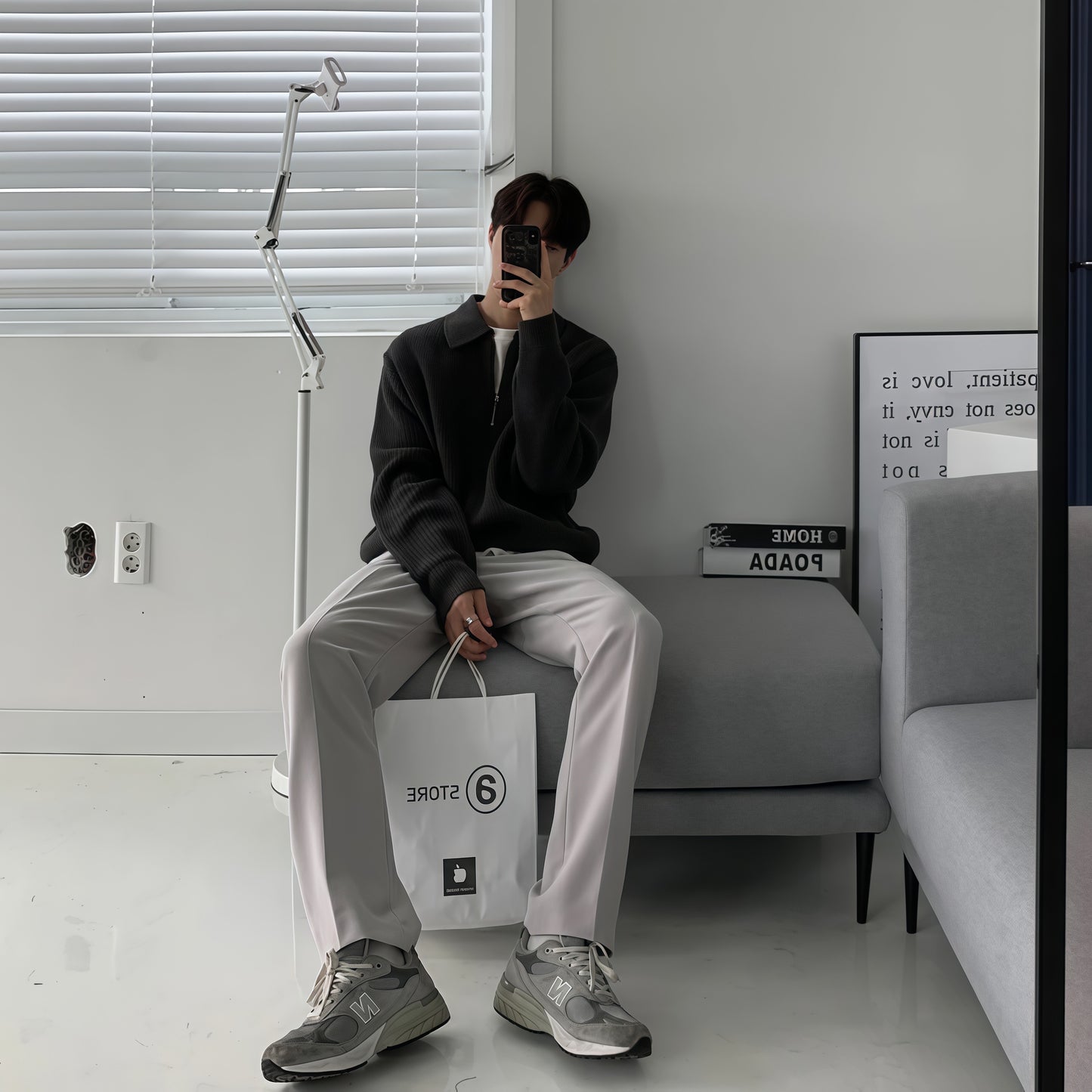 Old Money Half - Zipper